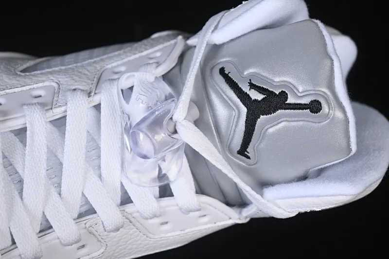 All categories Air Jordan Jordan series basketball shoes Air Jordan 5 Air Jordan 5 Retro "White Metallic" AJ5 Joe 5 Silver HQ7978-103